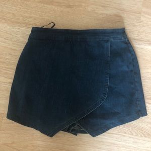 DENIM SKORT